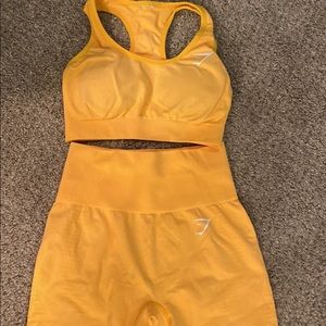 Gymshark 2 piece biker short set